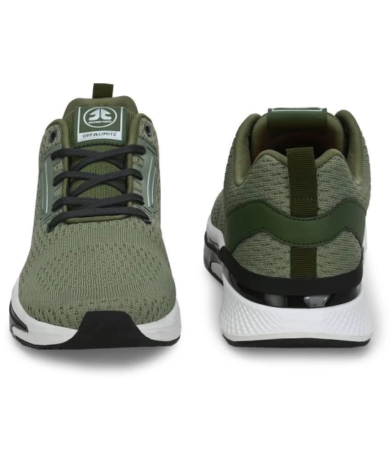 OFF LIMITS ETHOS Green Mens Sports Running Shoes - None