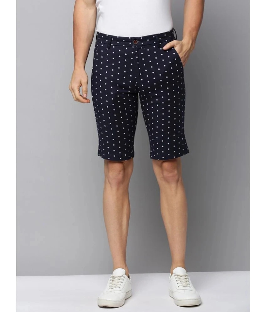 Showoff - Navy Blue Cotton Mens Chino Shorts ( Pack of 1 ) - None