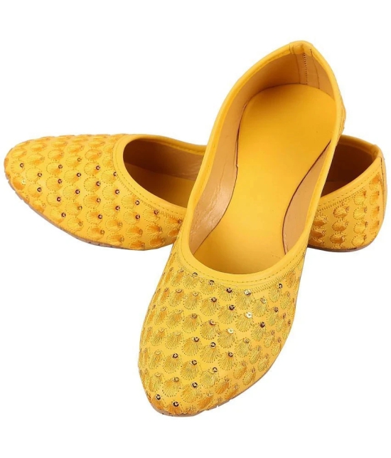 Apratim - Yellow Womens Juttis - None