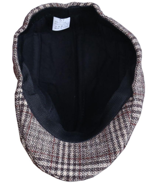 Zacharias Brown Woollen Men''s Cap ( Pack of 1 ) - Brown