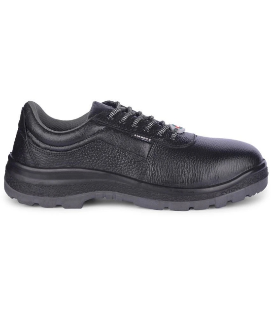 Liberty Mid Ankle Black Safety Shoes - 10