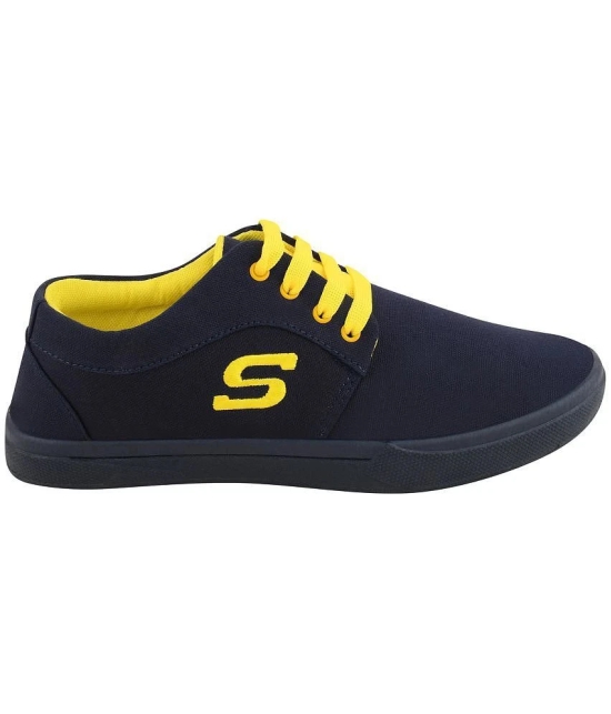 Stanfield CANVAS MEN SHOES - Blue Mens Sneakers - None