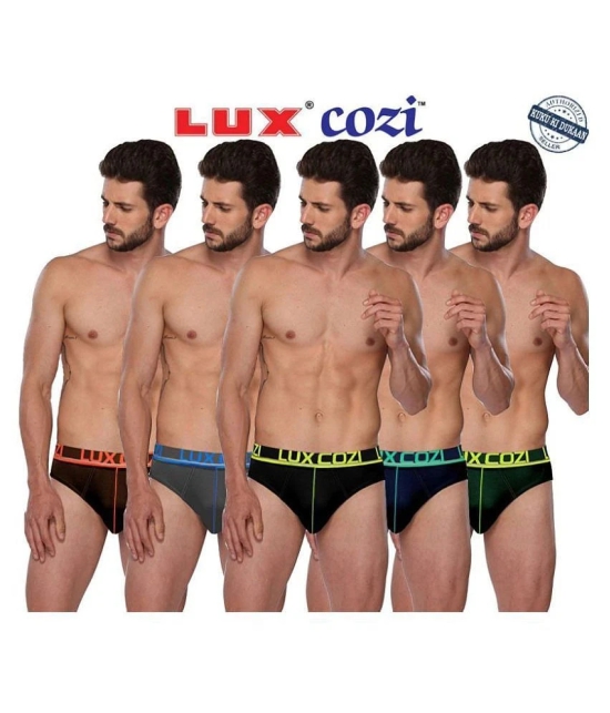 Lux Cozi Glo Multi Brief Pack of 5 - 90