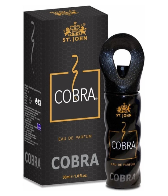 ST.JOHN Cobra Perfume 30ml , Long Lasting Perfume for Men (90ml) - Pack of 3