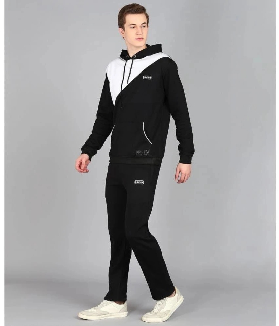 Preen Black Fleece Regular Fit Mens Tracksuit ( Pack of 1 ) - None