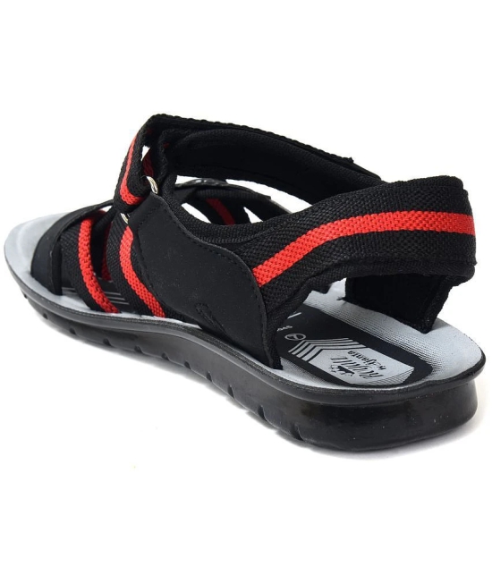 Ajanta - Black Mens Floater Sandals - None