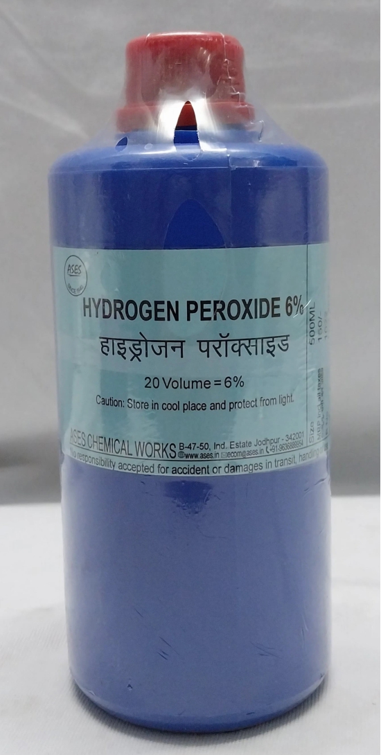 Hydrogen Peroxide 6 % (20 Volumes)-100x500ML / Pure