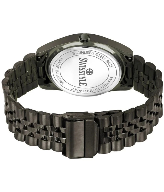 Swisstyle Black Metal Analog Mens Watch