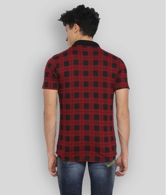 Campus Sutra Cotton Regular Fit Checks Half Sleeves Mens Casual Shirt - Red ( Pack of 1 ) - None