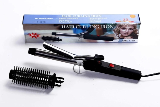 HAIR CURLING DEVICE BLACK Hair Curler Iron NHC-471B