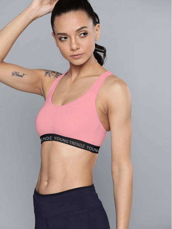 Young Trendz Womens Nonpadded Sportsbra-34 / Pink