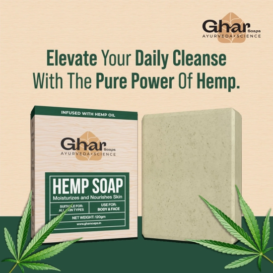 Hemp Soap-1 x Pack ( 1 Soap )