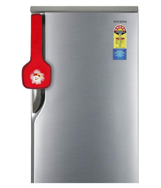 E-Retailer Single Polyester Red Fridge Handle Cover - Red