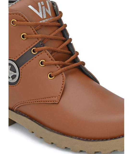 viv Tan Mens Casual Boots - None