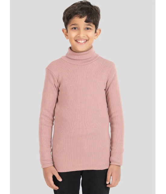 YHA - Pink Woollen Blend Boys Pullover Sweaters ( Pack of 1 ) - None