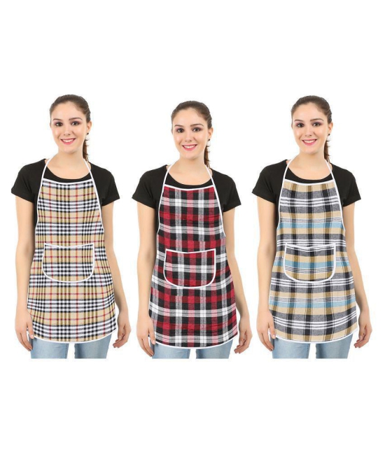 E-Retailer Set of 3 Cotton Apron