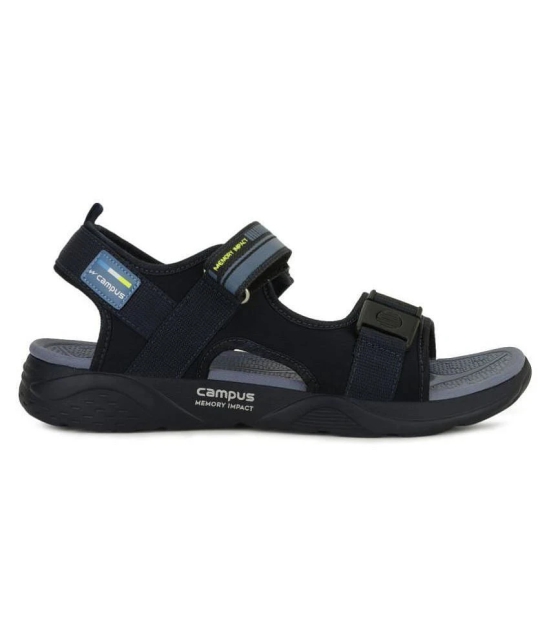 Campus Navy Synthetic Floater Sandals - None