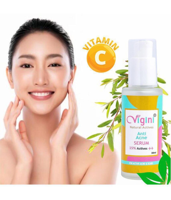 Anti Acne Pimples, Scars Dark Spot Reducing Niacinamide, Tea Tree Oil Vitamin C