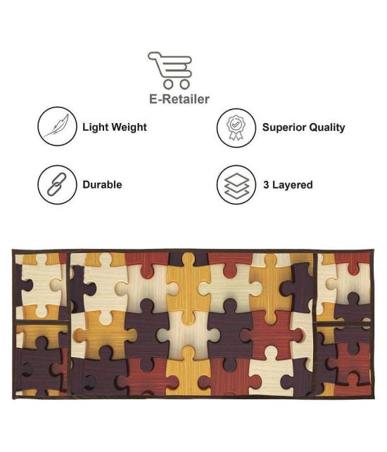 E-Retailer Single Polyester Brown Microwave Oven Cover -