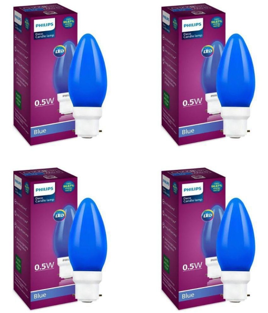 Philips 1w Cool Day light LED Bulb ( Pack of 4 )