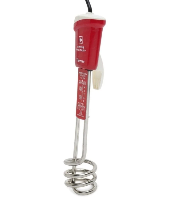 Swiss Military - Red 1500W Steel Immersion Rod