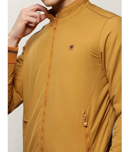 Showoff Nylon Mens Windcheater Jacket - Mustard ( Pack of 1 ) - None