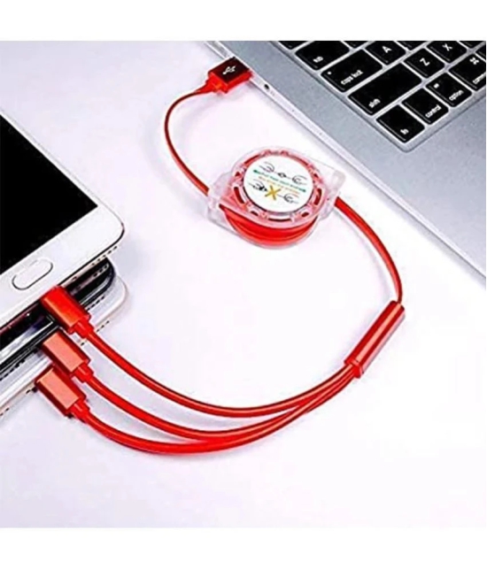 Red 3A Multi Pin Cable 1 Meter - Red