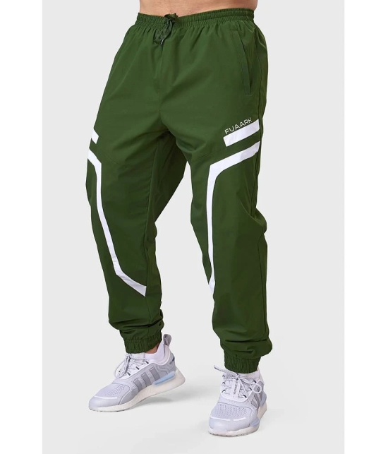 Fuaark Olive Polyester Mens Sports Joggers ( Pack of 1 ) - None