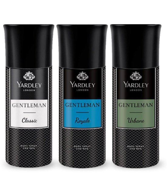 Yardley London - Deodorant Spray for Men 150 ml Deodorant Spray for Men 150 ml ( Pack of 3 )