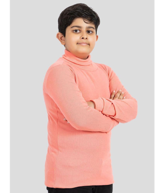 YHA - Peach Woollen Boys T-Shirt ( Pack of 1 ) - None