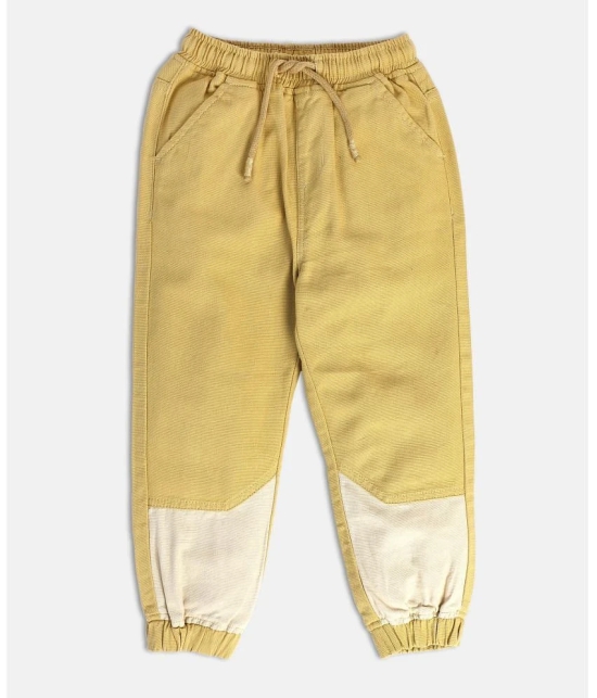 MINI KLUB - Beige Cotton Boys Trousers ( Pack of 1 ) - None