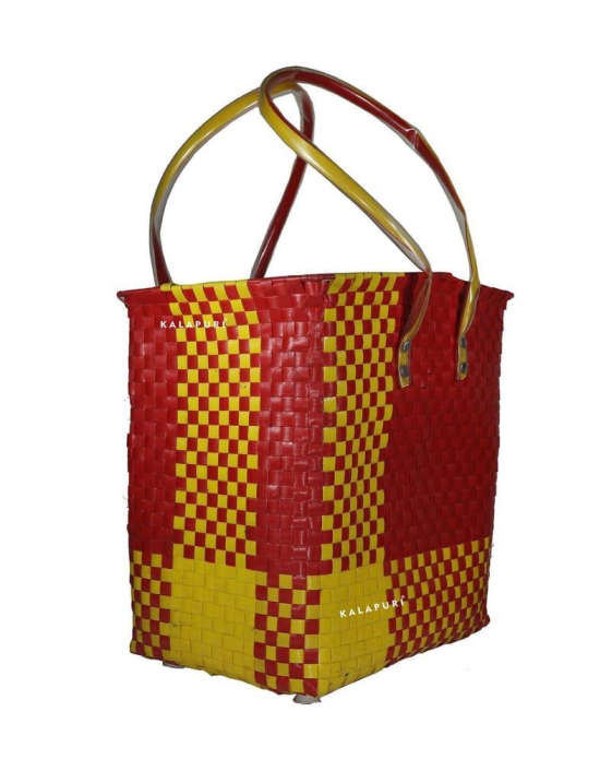 Handmade Picnic Basket with Lid - Style 5