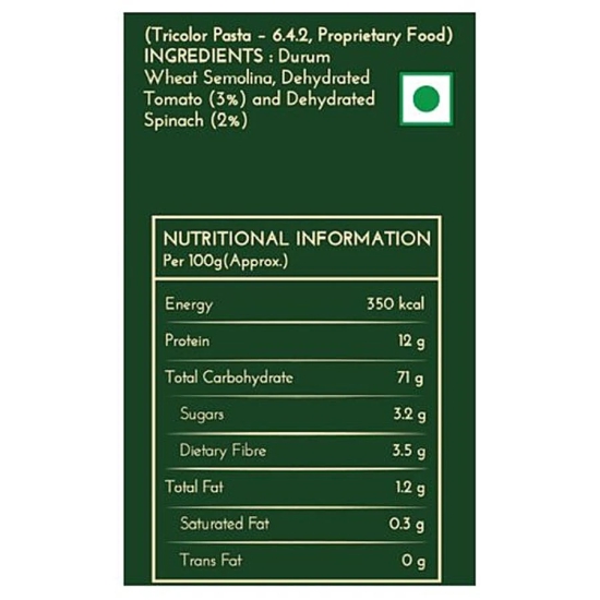 Del Monte Tricolor Gourmet Pasta - Spirali, 500 G