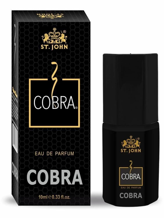 St. John Cobra 15ml & Cobra 10ml Long Lasting Pocket Perfume for Men 25 ml ( Pack of 2 )