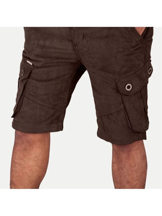 Radprix Brown Cotton Mens Shorts ( Pack of 1 ) - None