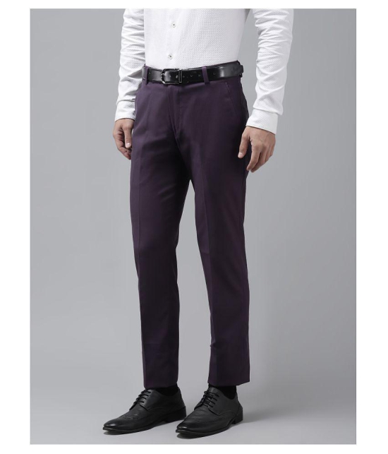 Hangup Purple Regular -Fit Trousers - None