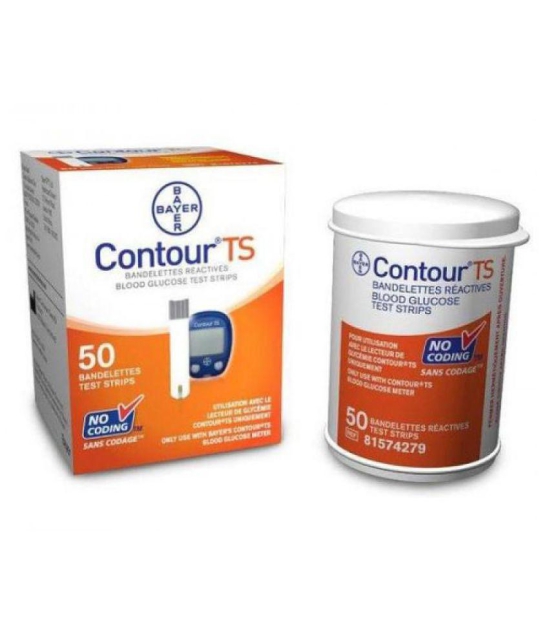 Bayer Contour TS 50 strips Bayer Contour 50 GlucoStrips : Expiry Jan 2024