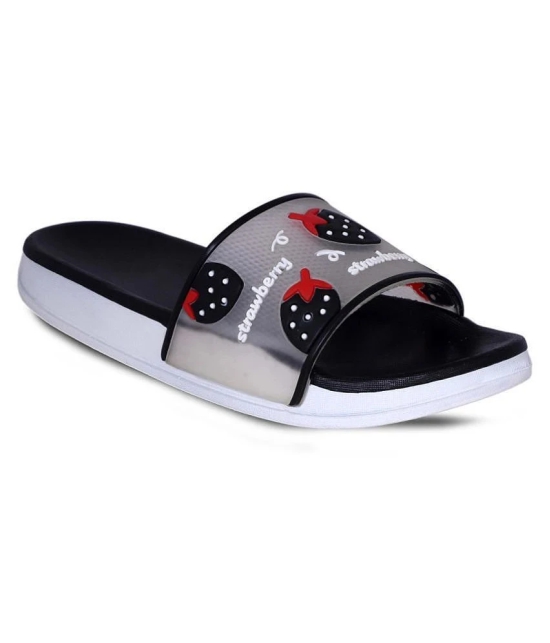 Aadi - Black Womens Slide Flip Flop - None