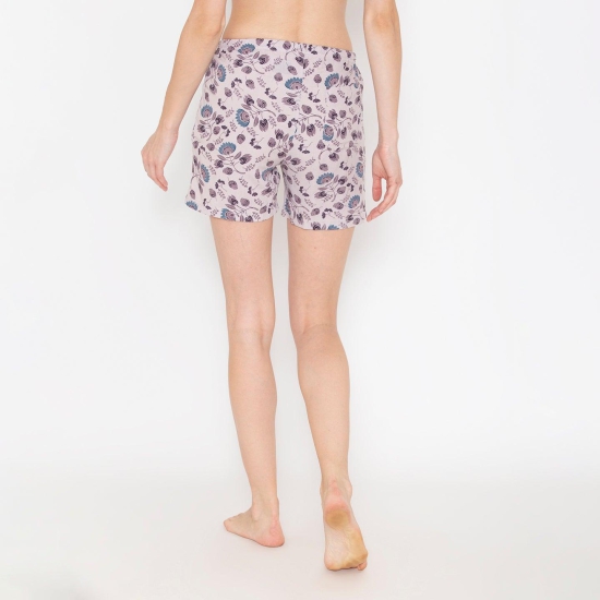 Printed Lounge Shorts For Women Assorted M