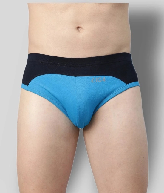 IC4 - Multicolor Cotton Blend Mens Briefs ( Pack of 2 ) - L