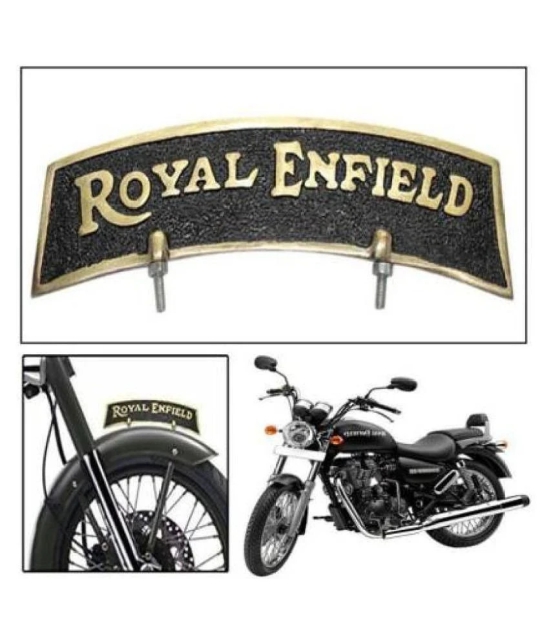 Mudguard Number Plate  Brass For Royal Enfield Classic 350cc 500cc , Standard , Electra