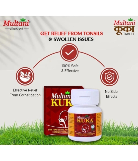 Multani Kuka Tablet | 100% Natural & Ayurvedic 100 Tablets (Pack of 2)