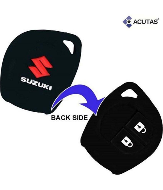 ACUTAS Silicone Car Key Cover (Black)