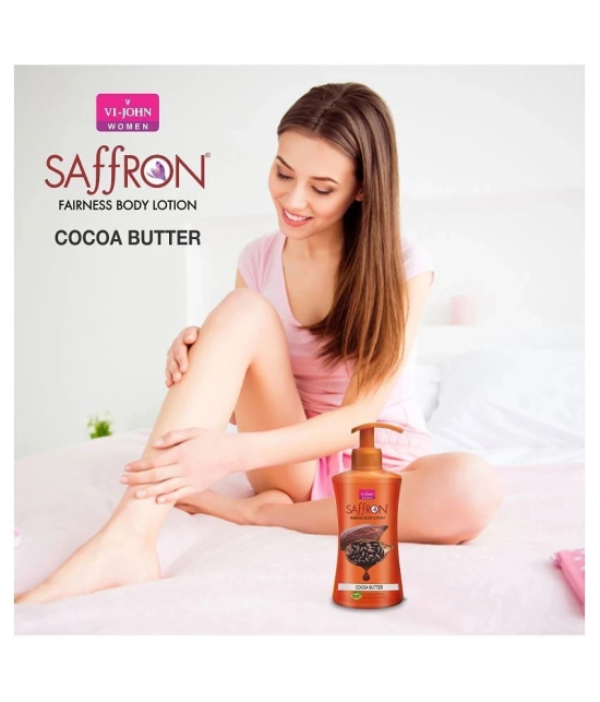 VI-JOHN Saffron Fairness Body Lotion Cocoa Butter 250ml Pack of 3