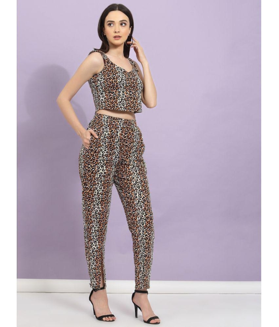 Rigo Women Animal Print Co-ord - None