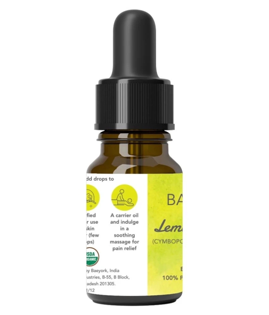 Baeyork Lemongrass Oil Essential Oil 15 mL