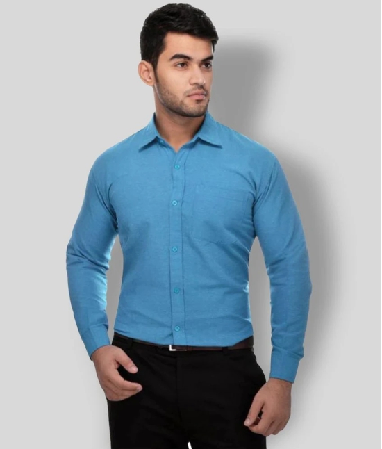 DESHBANDHU DBK - Blue Cotton Regular Fit Mens Formal Shirt (Pack of 1) - None