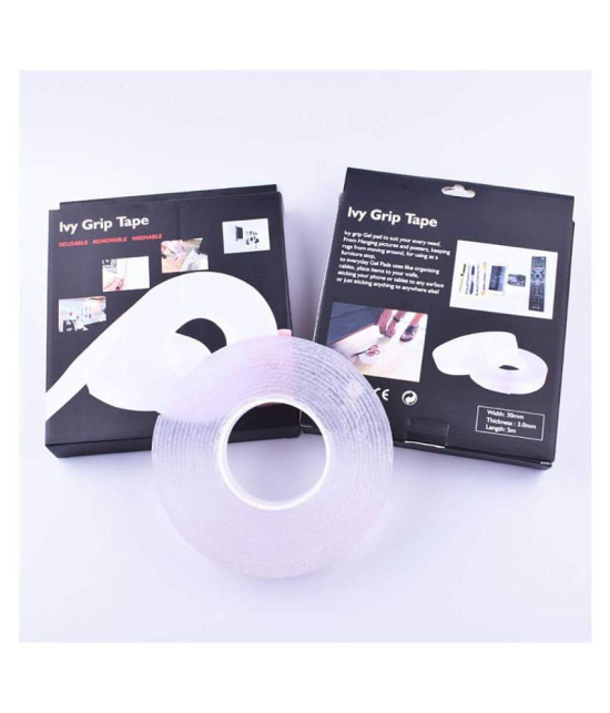 NIRVA ENTERPRISE Nano Tape Traceless Washable Removable Gel Grip Sticker