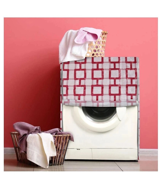 E-Retailer Single PVC White Washing Machine Cover for Universal Front Load - White