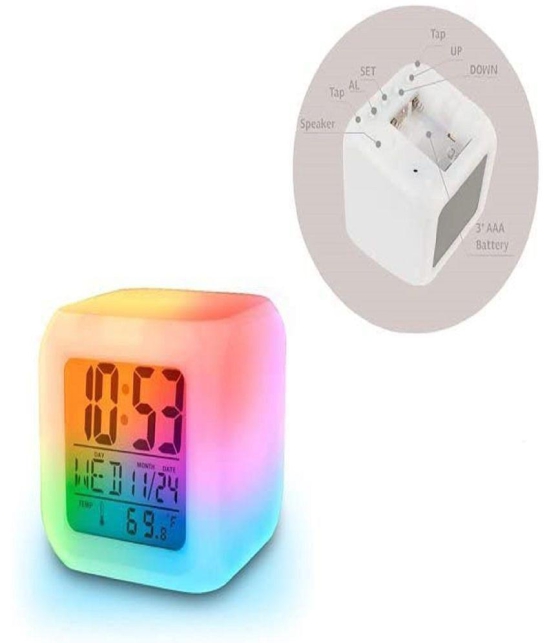 KAVYA ENTERPRISE Digital Plastic Table Clock - Pack of 1